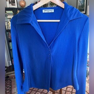 Princess Polly Royal Blue Button Down Shirt